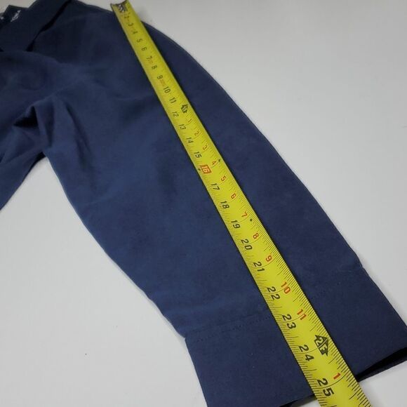 New 2X Faux Micro Suede Navy Blue SHACKET shirt full zip JACKET 2 X SONOMA NWT - Picture 4 of 12